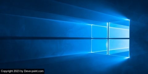 Windows 10 homescreen