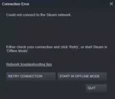 Steam Connection Error