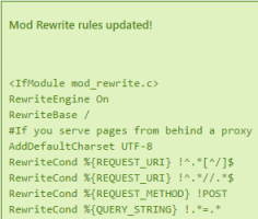 Rewrites rule updated in how to use Wp super cache