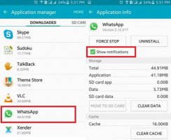 Whatsapp show notifiation
