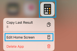 Edit home screen iphone