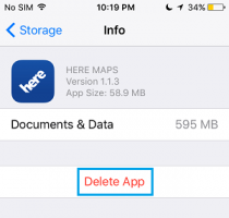 Delete app iphone