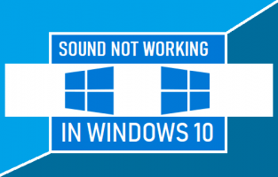 Sound not working in windows 10