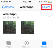 Select multiple option iphone photos app