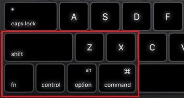 Command option shift control keys on mac