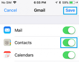 Sync iphone contacts with gmail