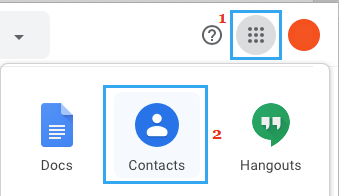 Open gmail contacts on computer