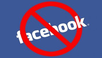 Icono facebook prohibido denunciado