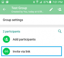 Invite to whatsapp group via link android