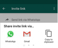 Send whatsapp group link options