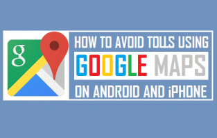 Avoid tolls using google maps android iphone
