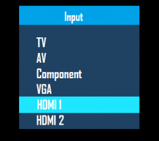 Change tv input hdmi