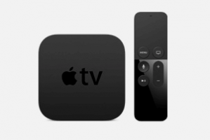 Apple tv with remote