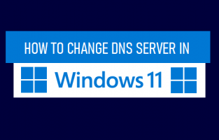 Change dns server in windows 11