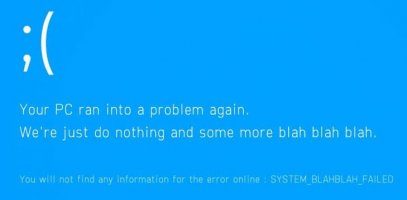 What causes blue screen error 0x000000EA