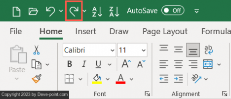 Undo redo and repeat actions in excel 3 compressed