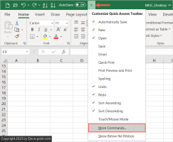 Undo redo and repeat actions in excel 6 compressed