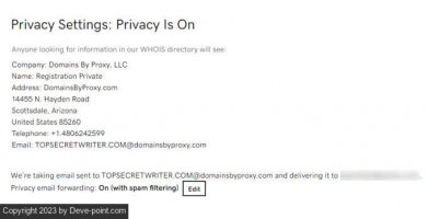 Domain privacy
