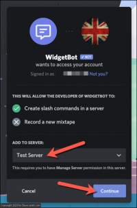 6 Invite WidgetBot