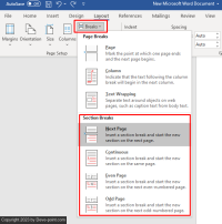 Ove section breaks in microsoft word 16 compressed
