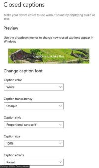 And turn off live caption in windows 13 compressed