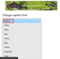 And turn off live caption in windows 14 compressed