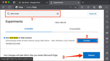 To enable dark mode for google drive 11 compressed
