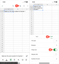 How to wrap text in google sheets 10 compressed