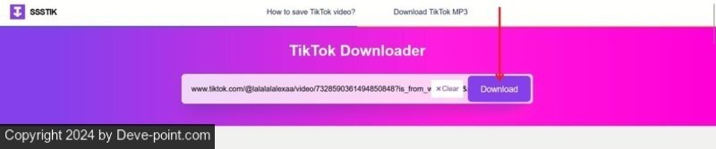 Download tiktok videos pc ssstik link 800x167