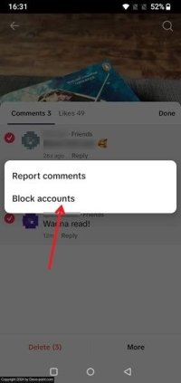 Block users tiktok mobile block accounts