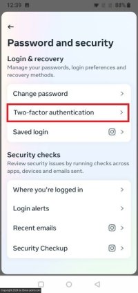 Transfer google authenticator instagram 2fa