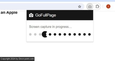 Ndows Chrome GoFullPage Screen Capture in Progress