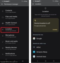 Ur location on android permission manager location