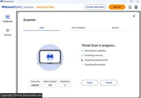 Malwarebytes scan 800x558