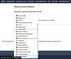 Change language amazon pc select region