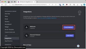 Discord create webhook 800x460