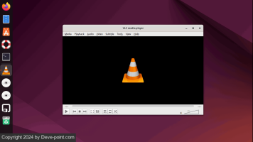 VLC media player main interface in Ubuntu Linux