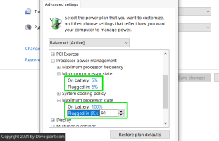 Processor power state