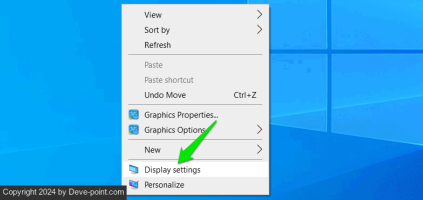 Display settings windows