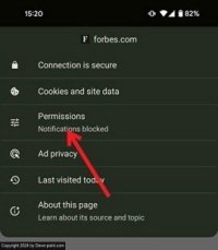 Ush notifications android browser premissions view