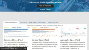 Nternet speed test sites testmynet options 800x453