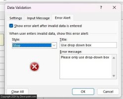 N google sheets and excel excel validation warning