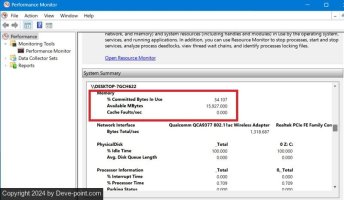 M Test Windows Performance Monitor Memory Overview