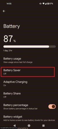 Droid push notifications not working battery saver