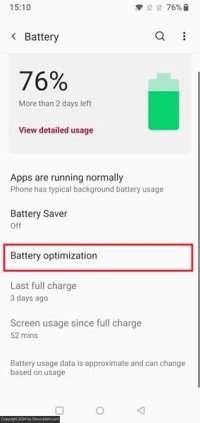 Ush notifications not working battery optimization