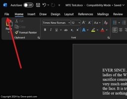 Export word to pdf file ribbon menu