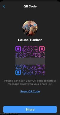 Meta messenger qr code