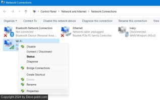 Block Websites Right Click Network View Properties