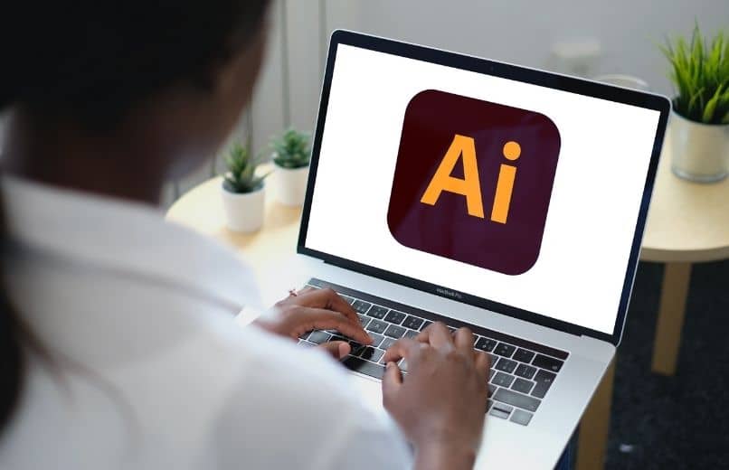 استخدم Adobe Illustrator على جهاز كمبيوتر محمول