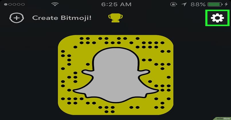 إعدادات إنشاء حساب سناب شات